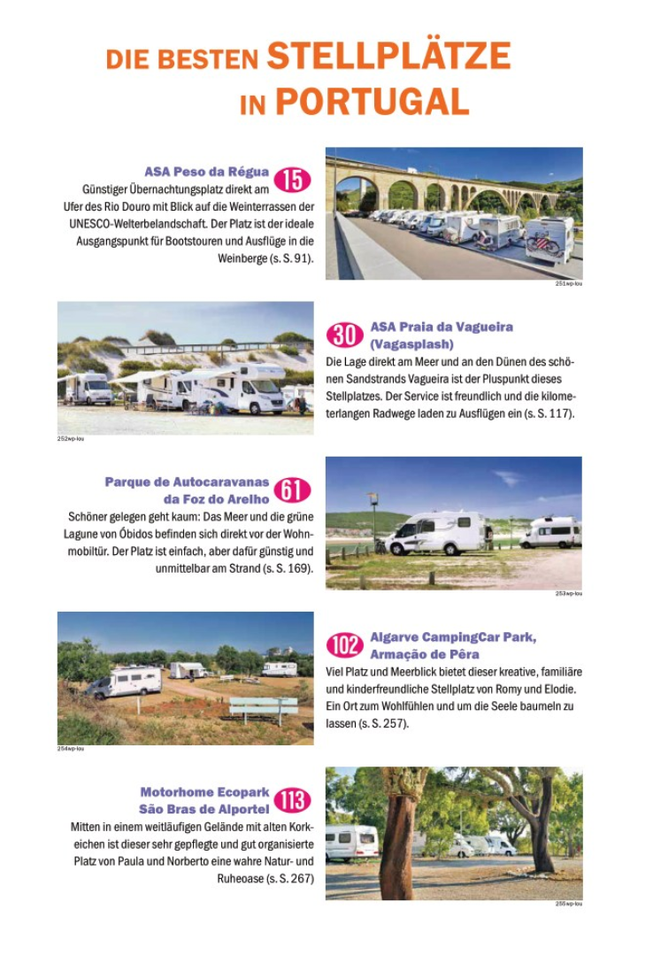 Top 5 Wohnmobilstellplätze Portugals laut Reise Know-How